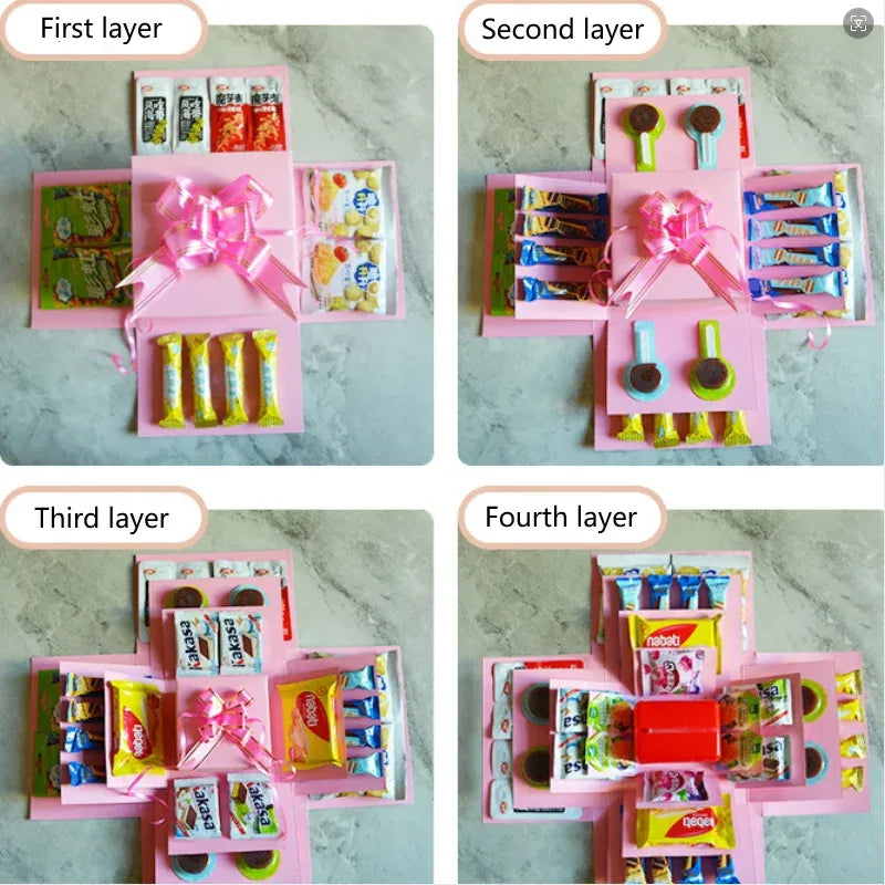 EnchantiNest™ 5-Layer Memory Box — Transform Simple Gifts into Heartfelt Treasures They’ll Always Remember