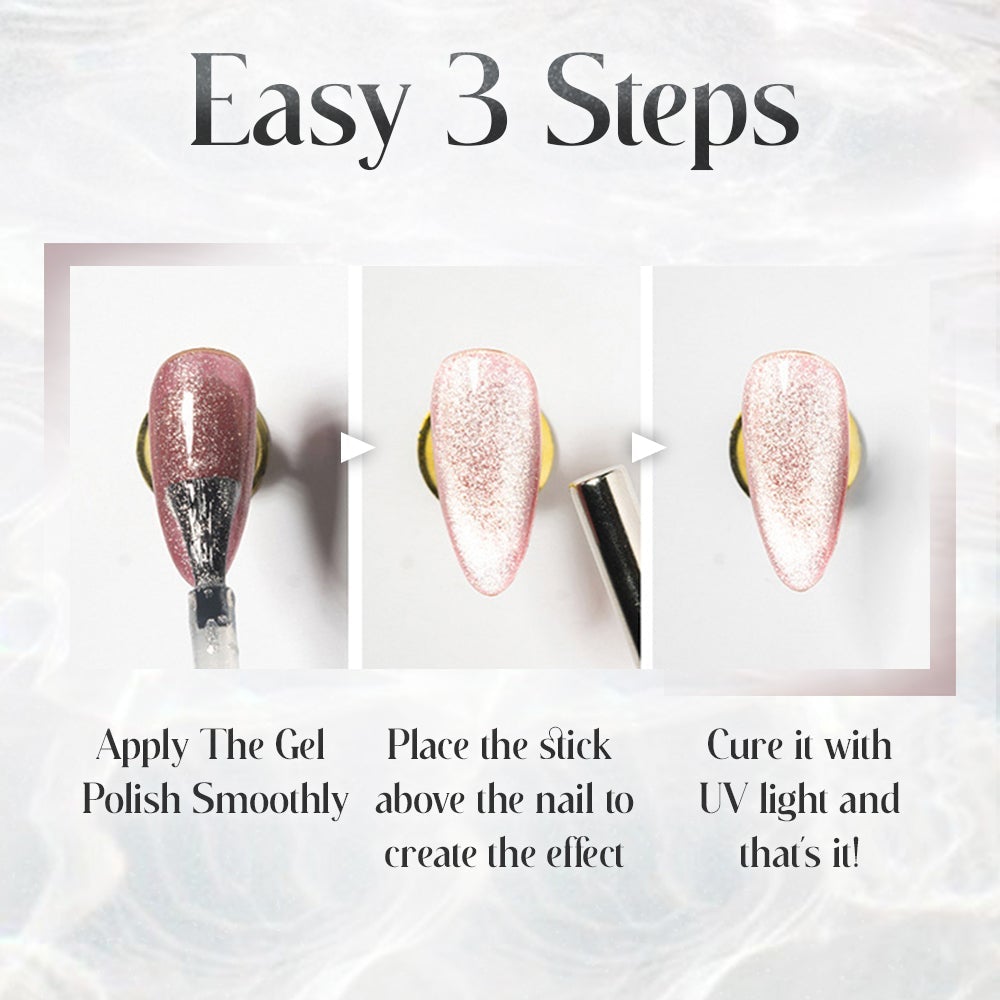 CelestiShine™ — Command Attention with Mesmerizing Galaxy Nails That Glow On Demand