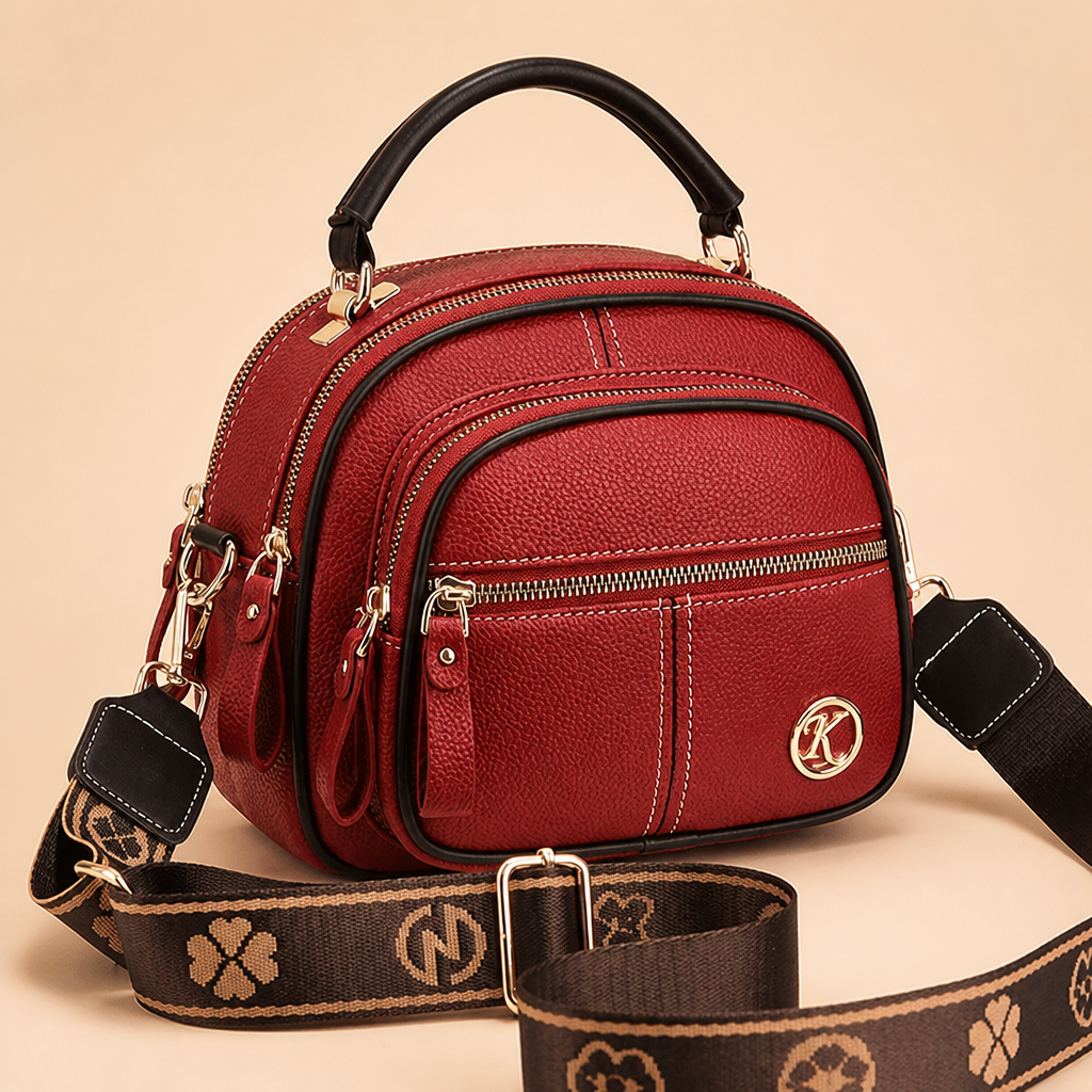 LumaVera™ Leather Crossbody — Own Your Day with Effortless Style and Perfect Order