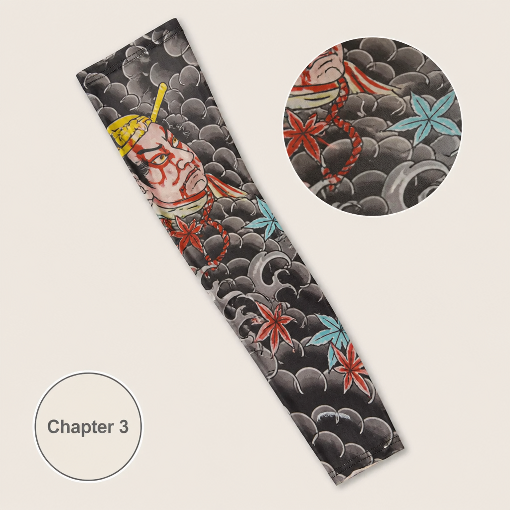 ArborSkin™ – UPF 50+ Japanese Tattoo-Print Sun Shield Arm Sleeve
