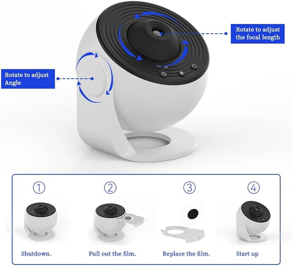 NovaLuma™ Cosmic Projector — Transform Your Room Into a Mesmerizing Escape That Calms and Inspires Your Soul