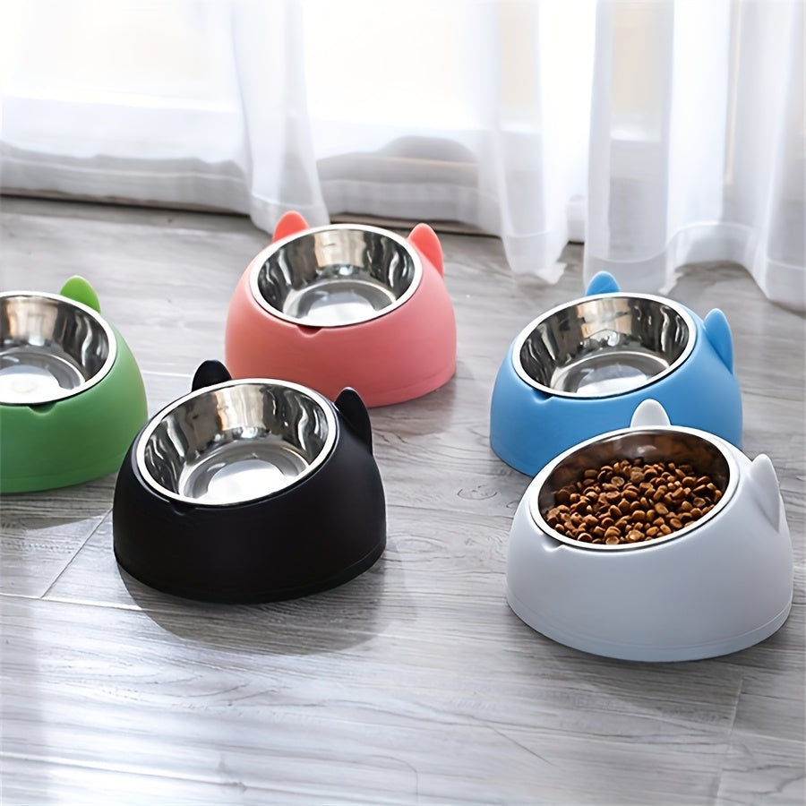PawPal - Elevated Stainless Steel Pet Feeding Station with Dual Bowls