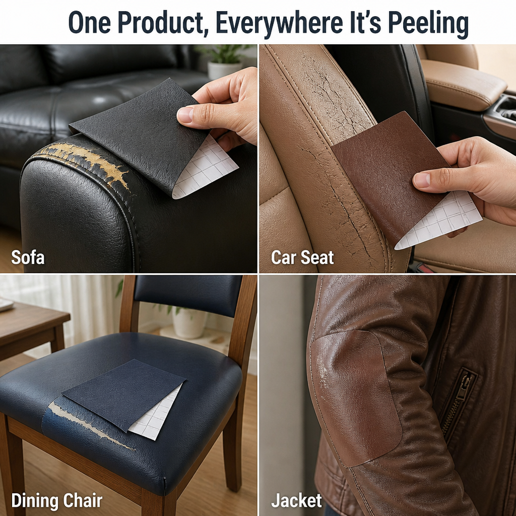 PatchPerfect™ — Conceal Peeling Sofas, Worn Auto Seats & Cracked Leather Fast