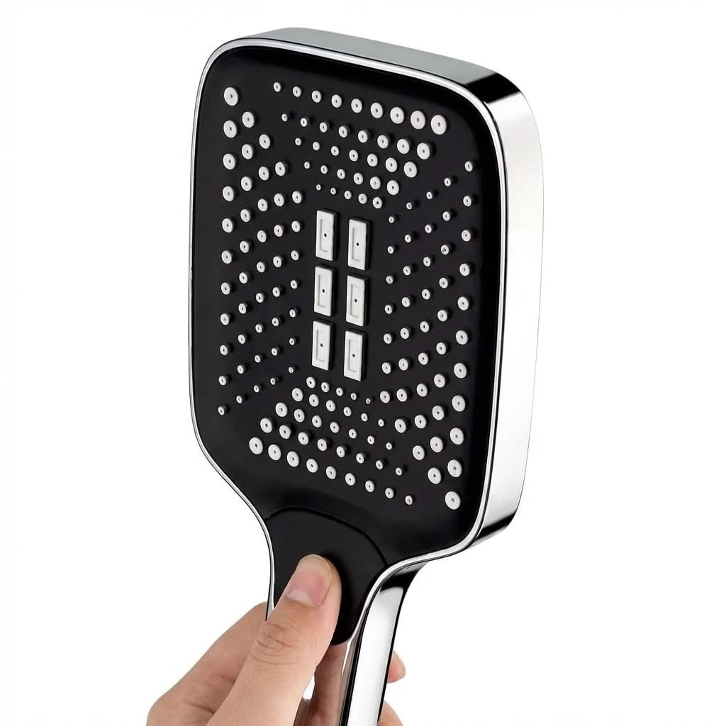 3-Setting High-Pressure Rainfall Showerhead