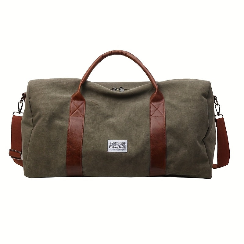 Traveler's Delight - Spacious Vintage Style Duffel Bag