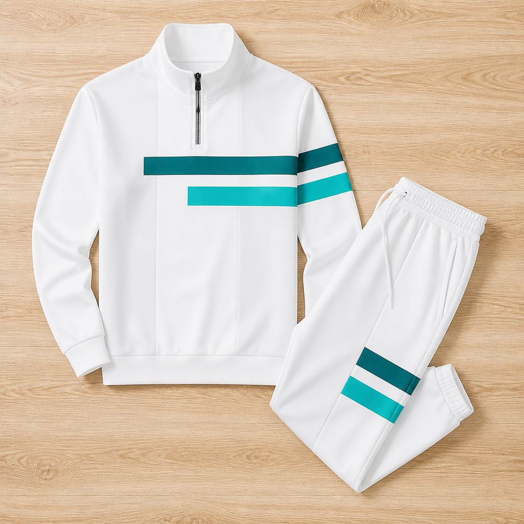 Dominex™ Half-Zip Tracksuit Set — Command Every Move with Effortless Style and All-Day Comfort