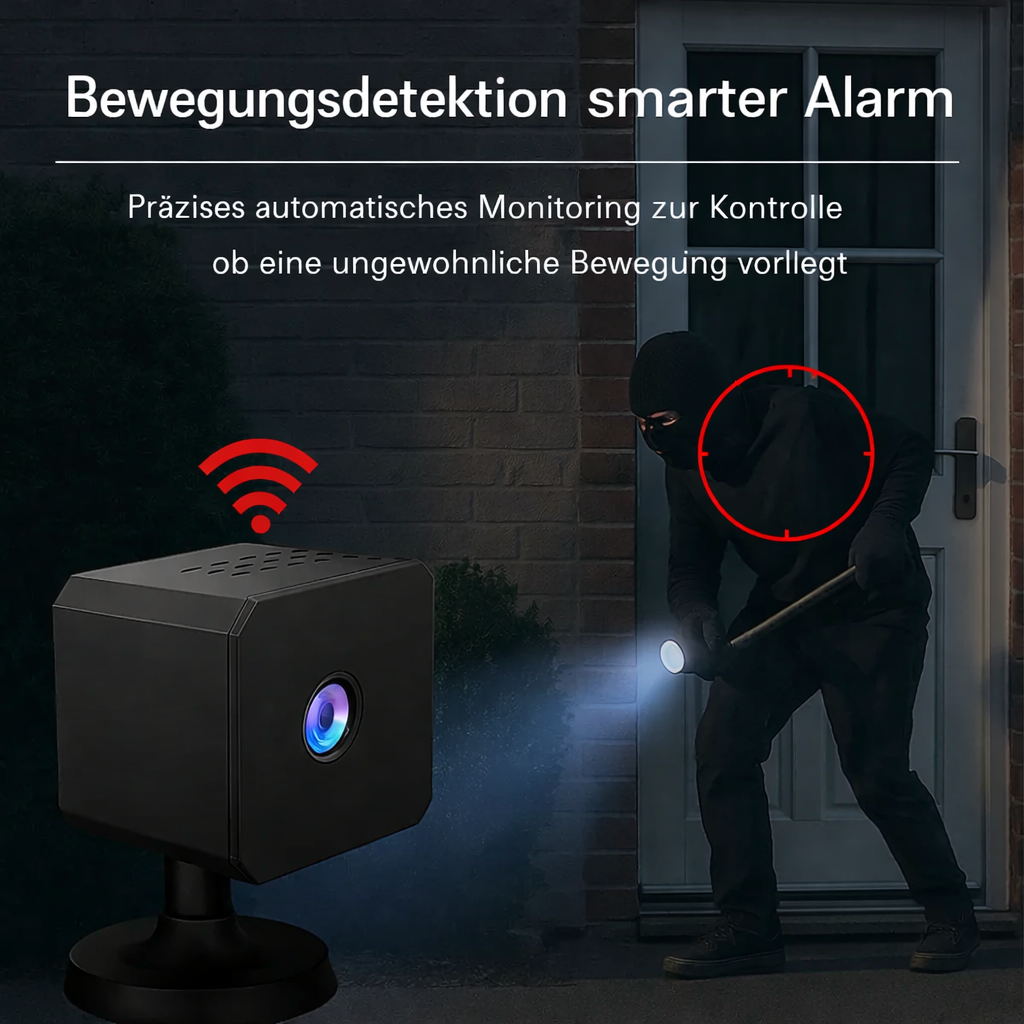 Security Camera | Ultra HD 4K Infrared Night Vision | Battery Powered | SafeCam Pro