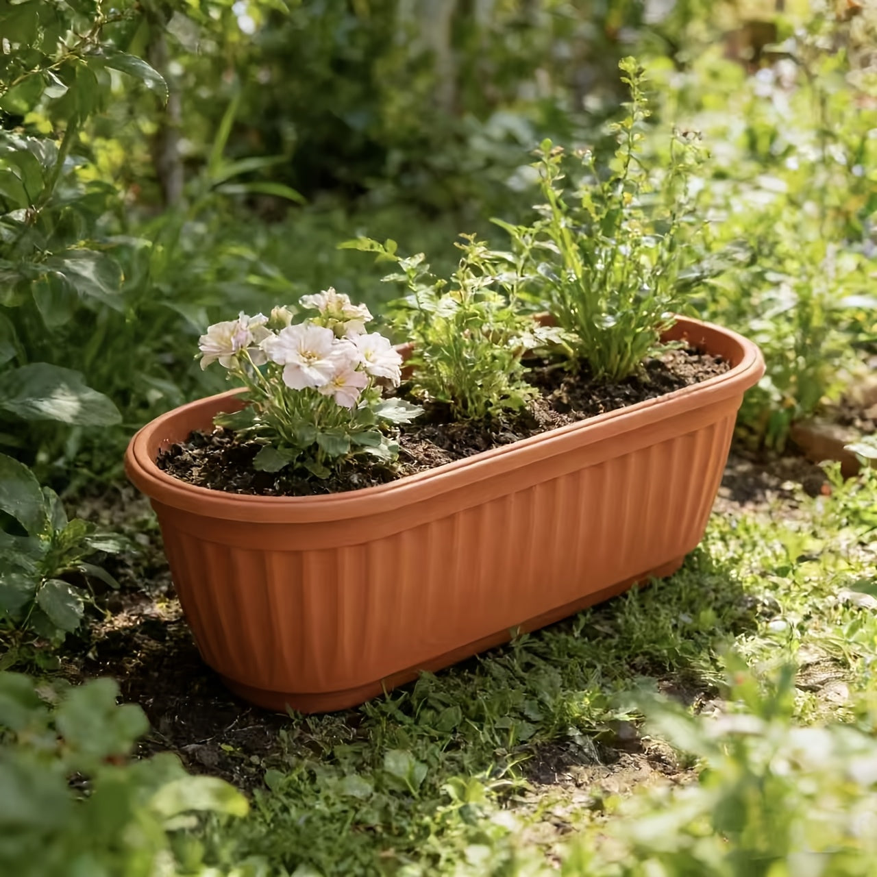 Stackable Garden Planters - Set of 12 Durable Pots