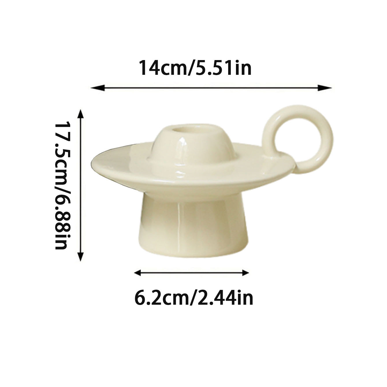 Celestial Charm – Vintage UFO Candle Holder