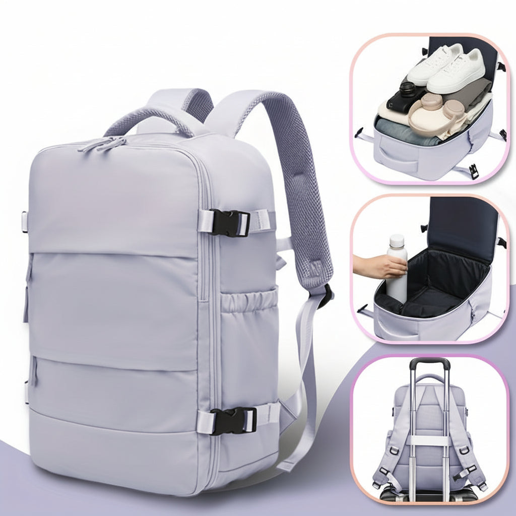 Compact Travel Vacuum Backpack Set for Effortless Packing