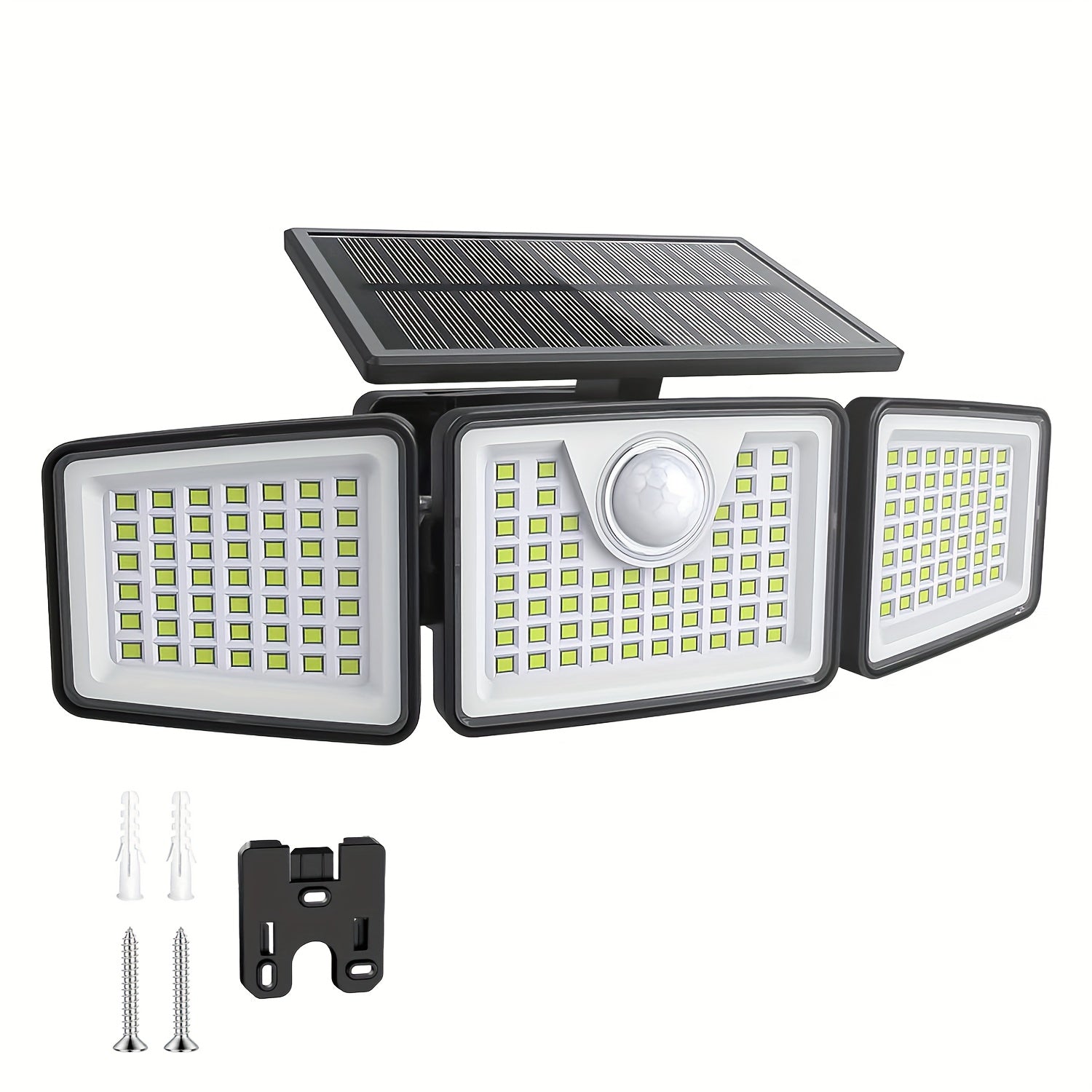 LUMINA 2500 Lumen Solar Outdoor Security Lights with Motion Detection