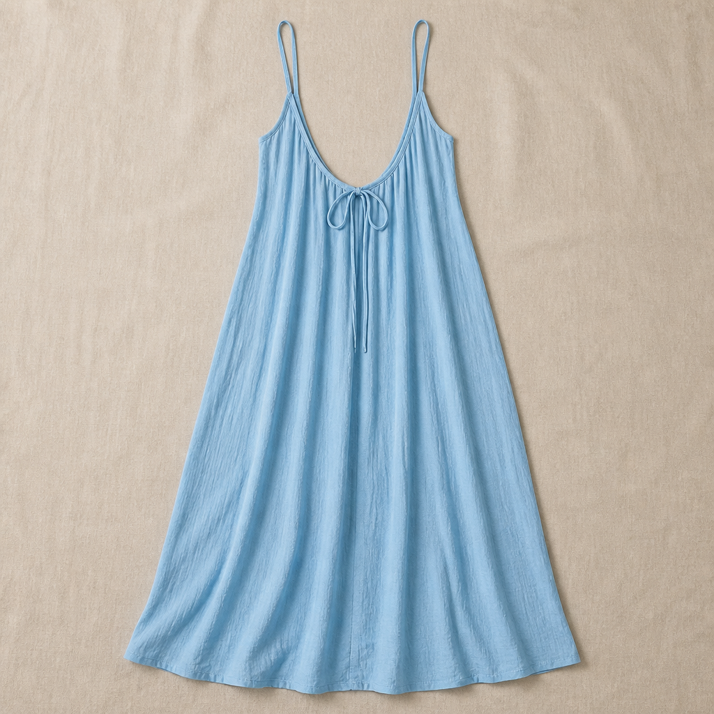 SilkenAura™ – Flowy Soft-Stretch Dress with a Second-Skin Feel