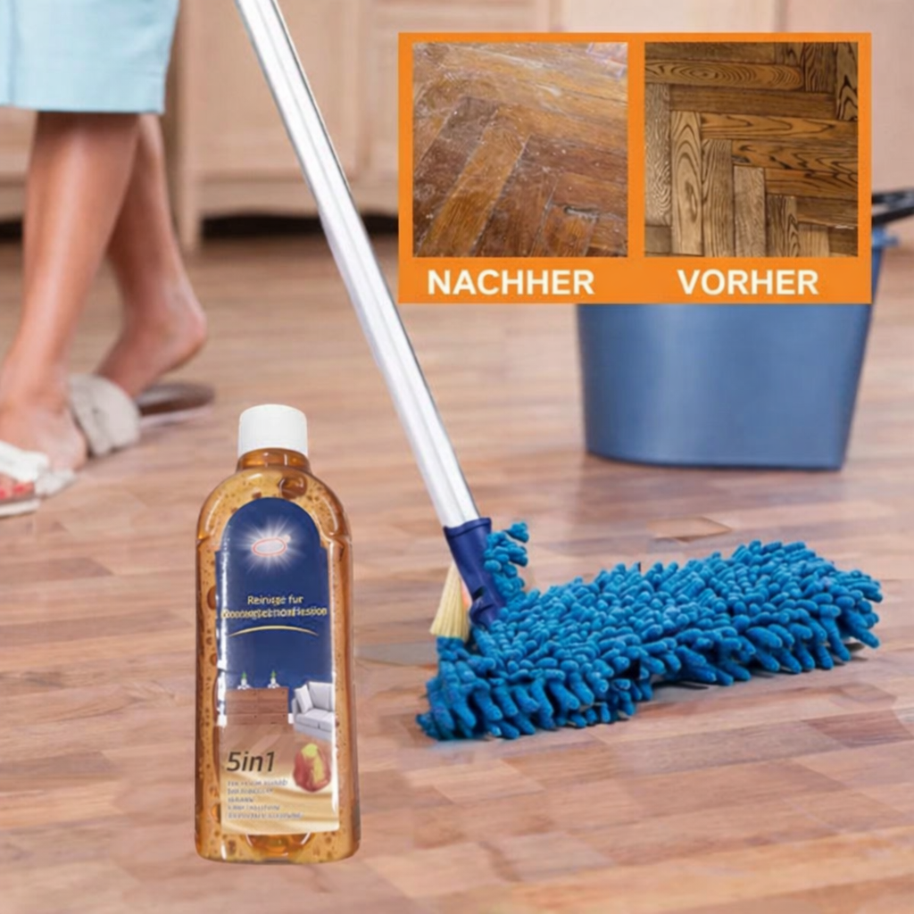 Floor Mop | Floor Cleaning Tool with Shine | Cleans and Shields in One Swipe | CleanerPro