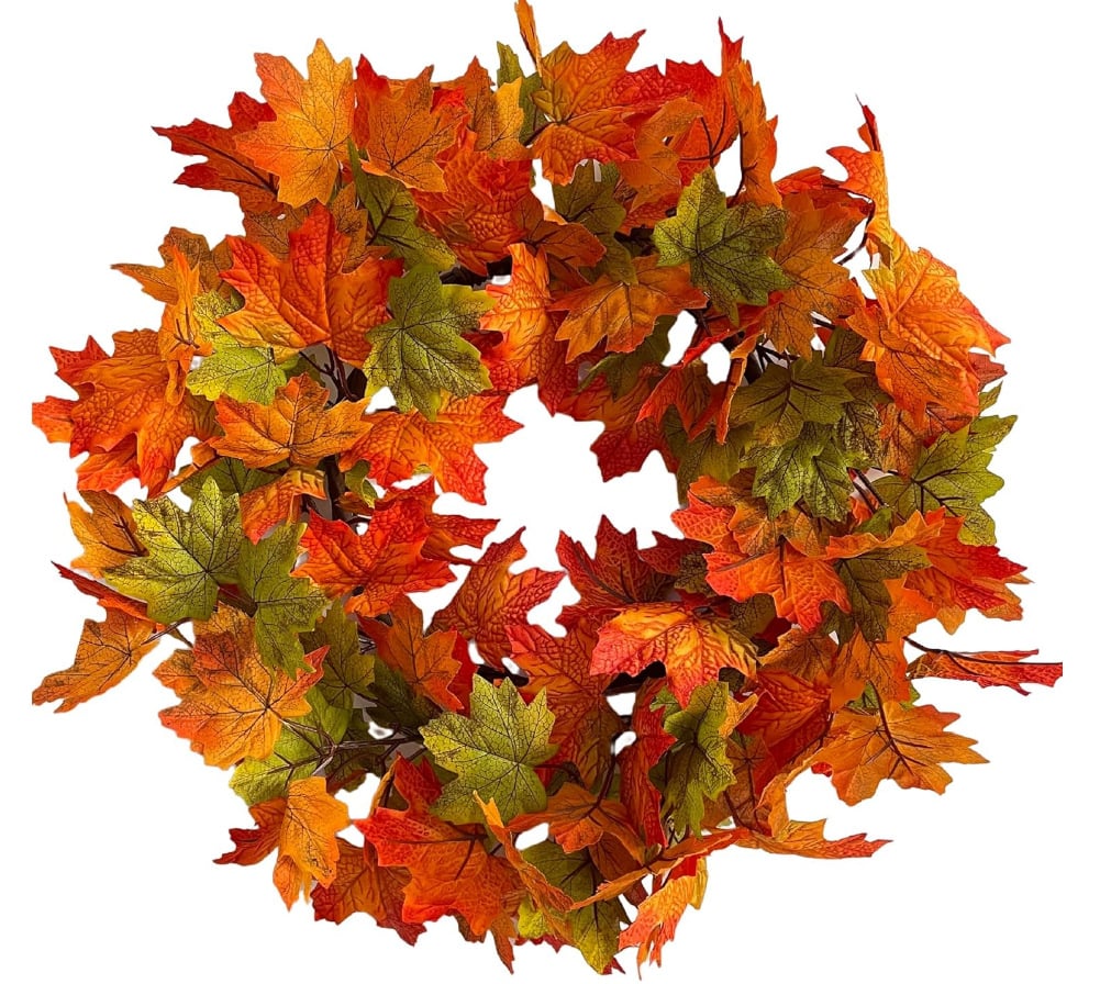 AmberMist™ Harvest Wreath — Ignite Cozy Fall Magic That Lasts All Season