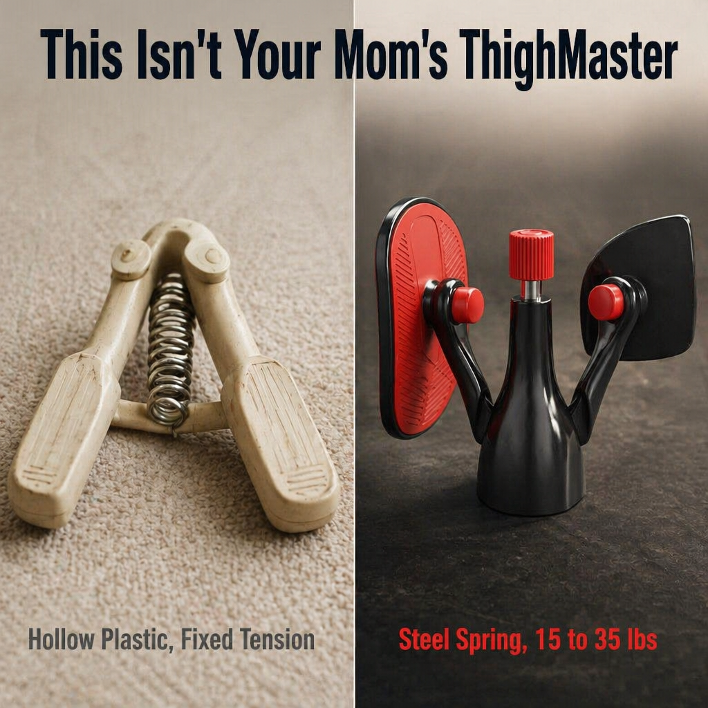 StrongFlex™ — Work Adductors, Chest & Core Wherever You Can Sit