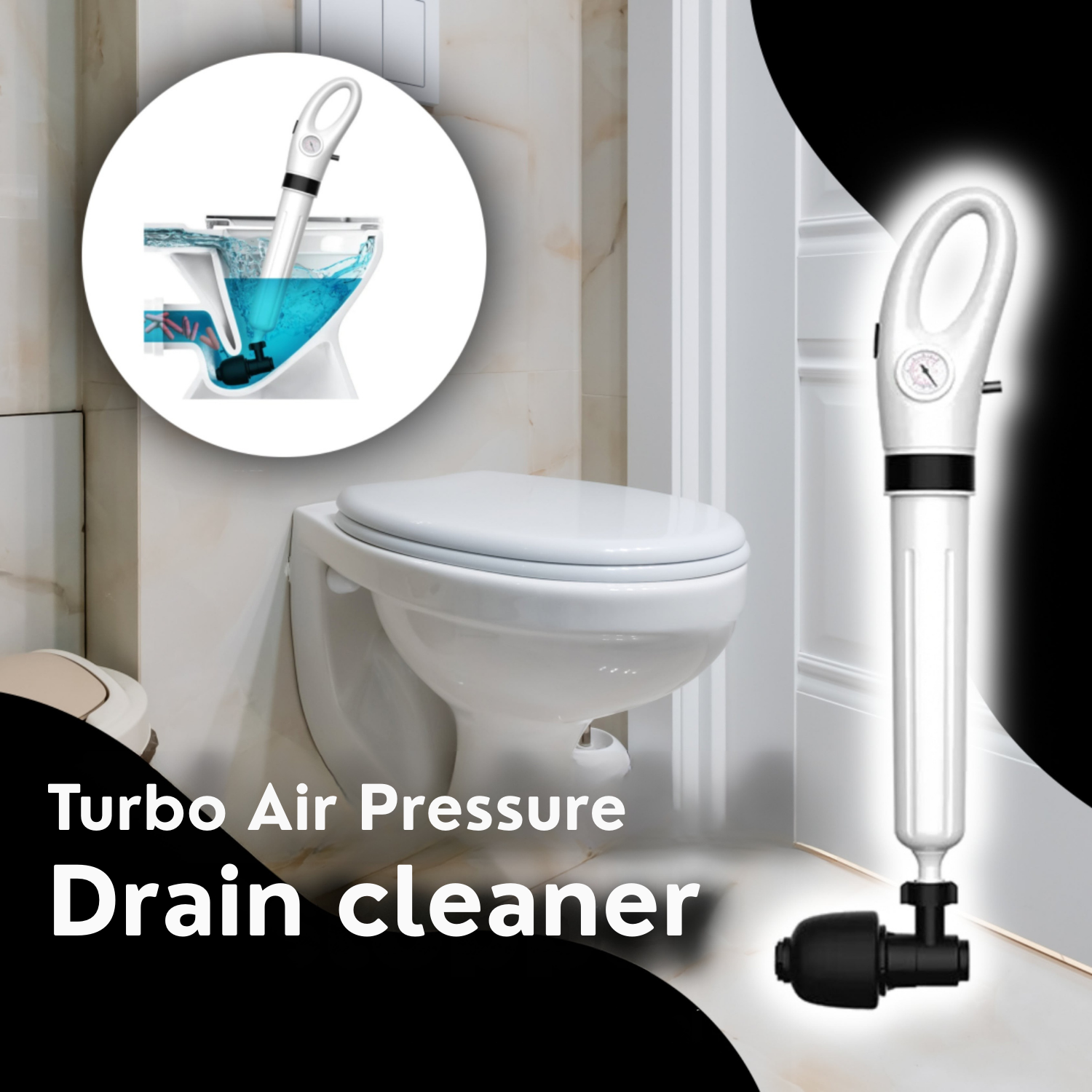ForceFlow™ — Take Control and Blast Away Clogs Instantly for Stress-Free Drains