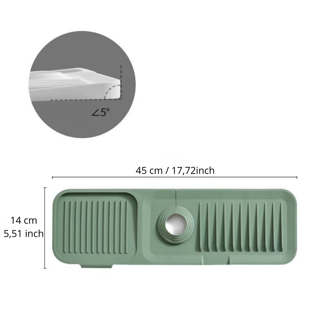 AquaShield™ Silicone Drying Mat — Keep Counters Spotless and Dry Without Lifting a Finger