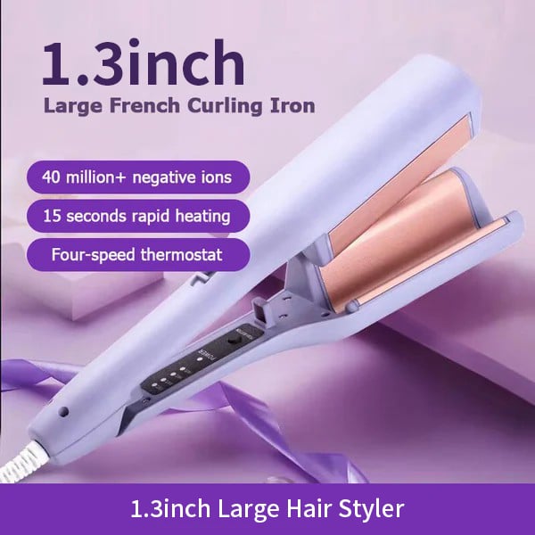 Glissora™ Wave Styler — Effortless, Burn-Free Waves That Shine with Healthy Glamour