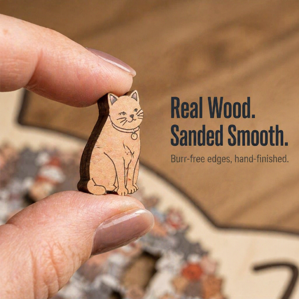 AristoCat™ — Assemble a Cat-Shaped Puzzle Ready to Hang on Your Wall
