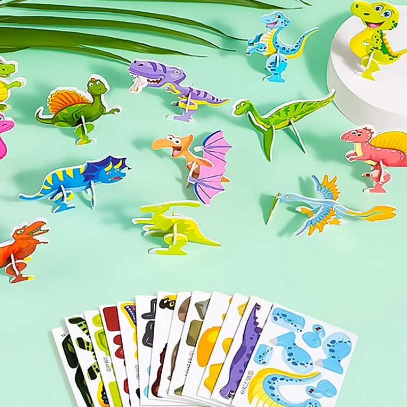 BraveCraft™ 3D Cartoon Puzzle Set — Ignite Joy and Spark Limitless Imagination in Every Snap
