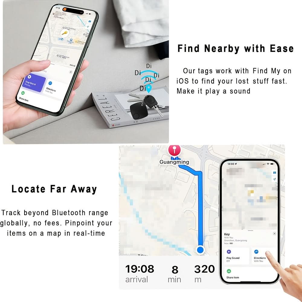 Smart Tracker for Keys, Wallets, and Travel Bags