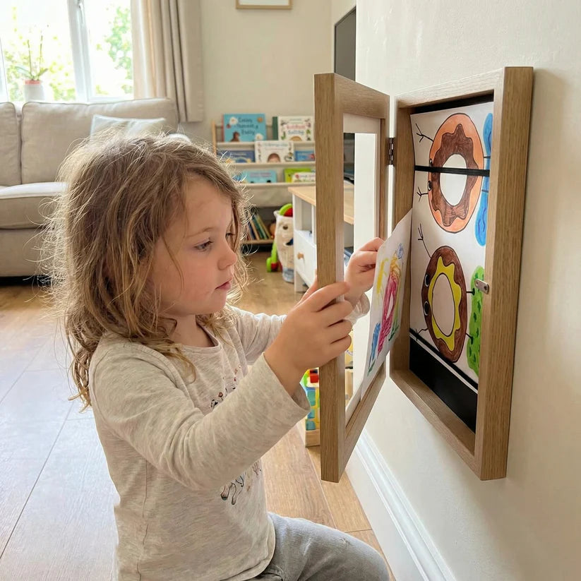 MasterFrame™ — Turn Your Child’s Artwork Into a Proud, Ever-Changing Home Gallery