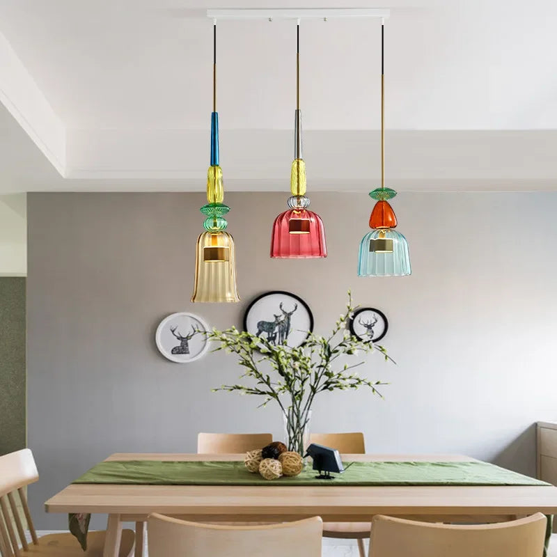 Adjustable Suspension Vibrant Hanging Pendant Lamp