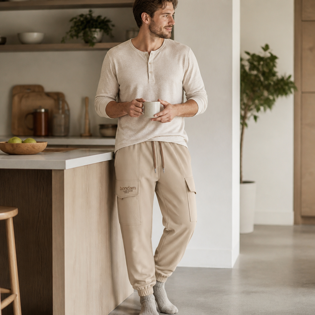 FitEase™ – Cargo Joggers with Tapered Legs and Stretch Drawstring Waist