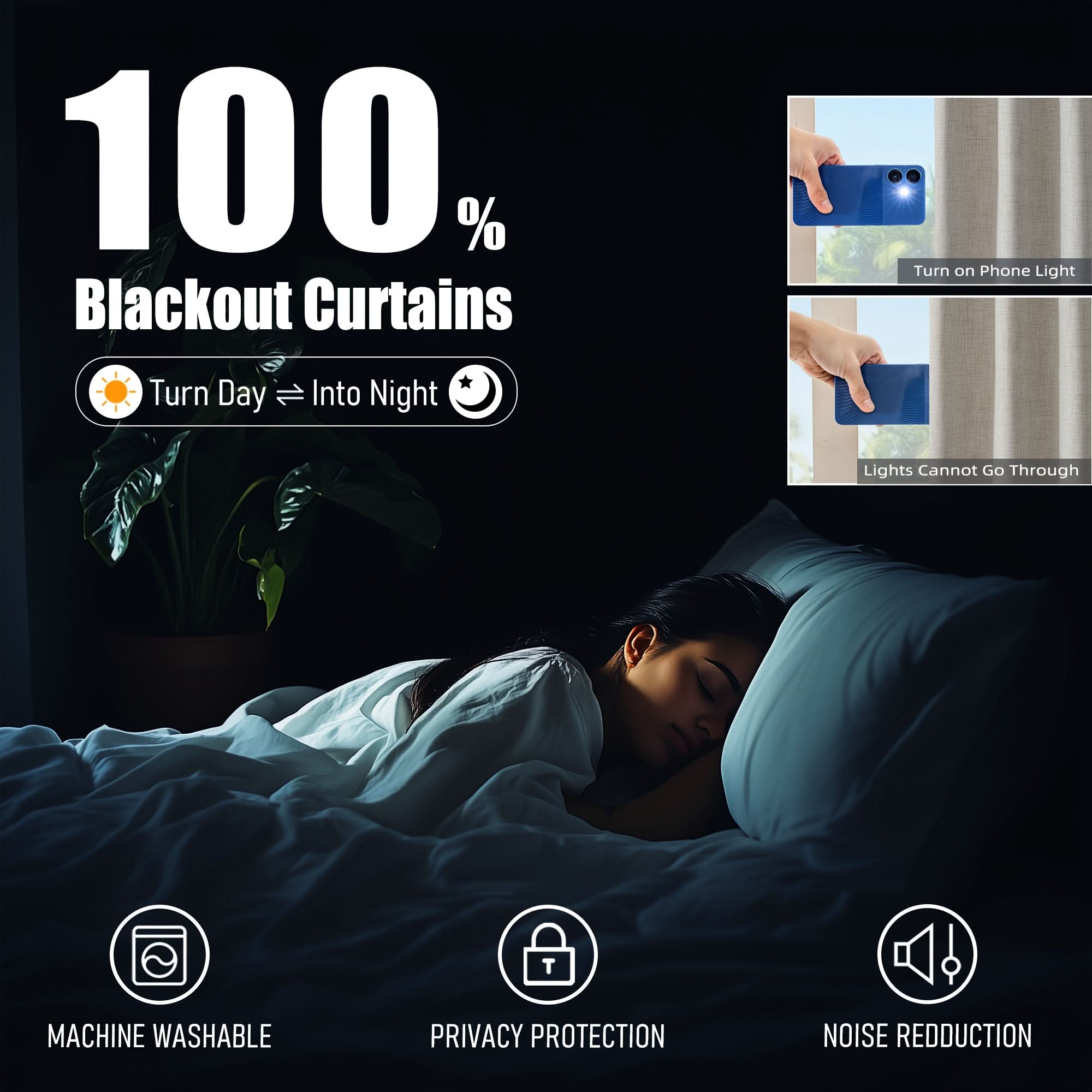 Textured Blackout Curtains for Stylish Living Room Decor