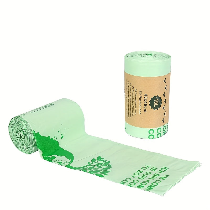 Eco-Friendly Thick Compost Bags for Kitchen Waste - 6L to 30L