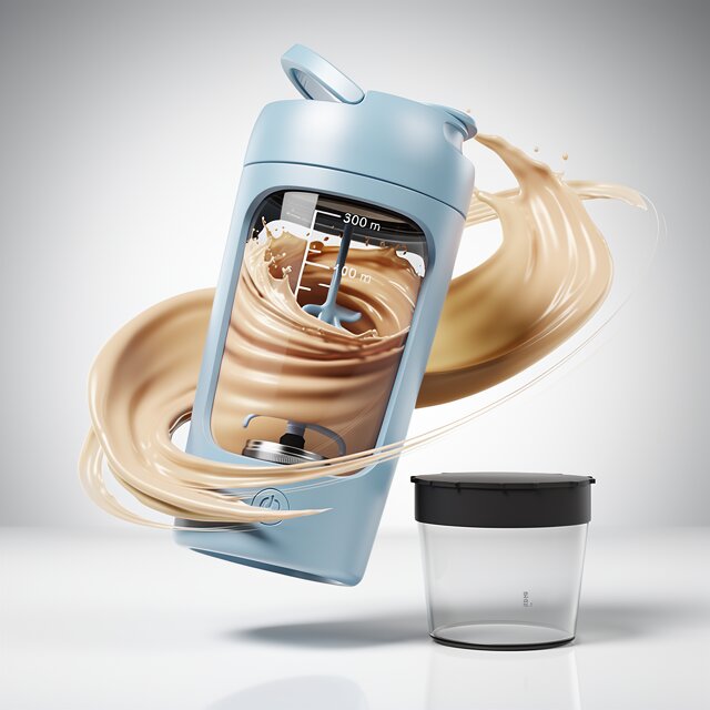 Electric Protein Blender | Self-Stirring Shaker Bottle | USB Charged Mixer | BlendGo