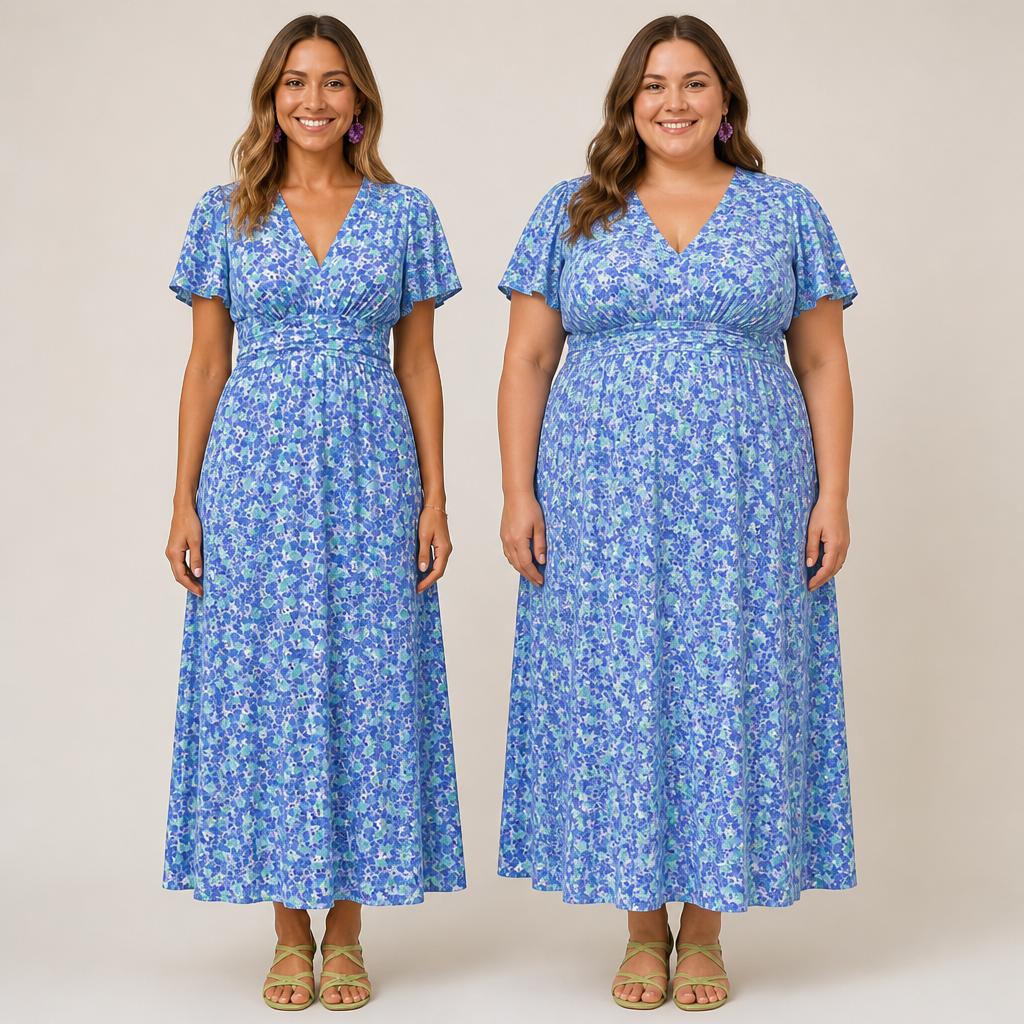 Celestelle™ Vintage Floral Dress — Feel Cool, Confident, and Effortlessly Radiant All Day Long