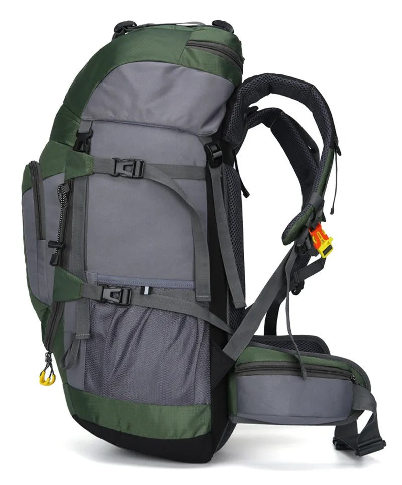60L Adventure-Ready Waterproof Backpack for Outdoor Enthusiasts