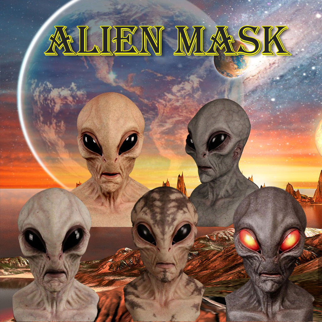 GalaxiMorph™ Alien Mask — Command Every Room with Jaw-Dropping Alien Realism and Comfort