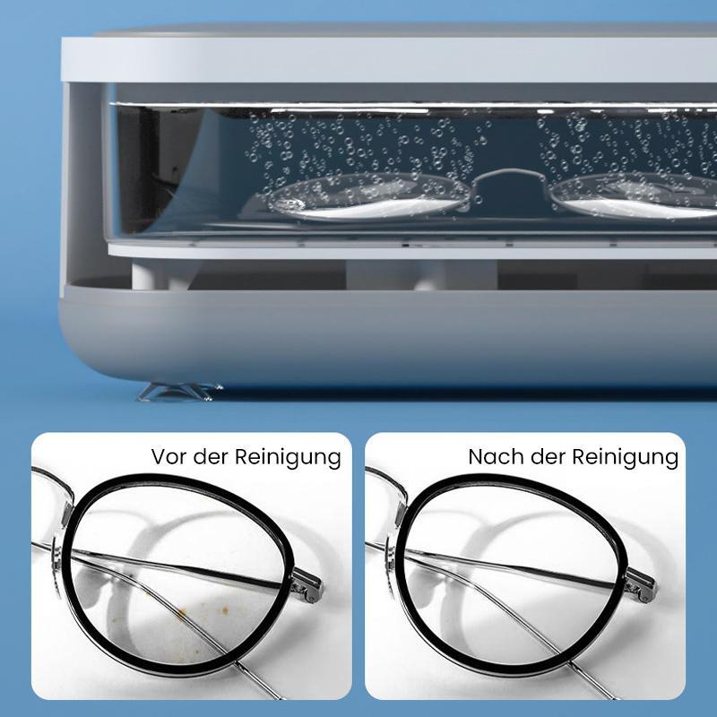 Ultrasonic Cleaner | 360° Complete Cleaning | For Glasses & Jewelry | Portable | SonicPure