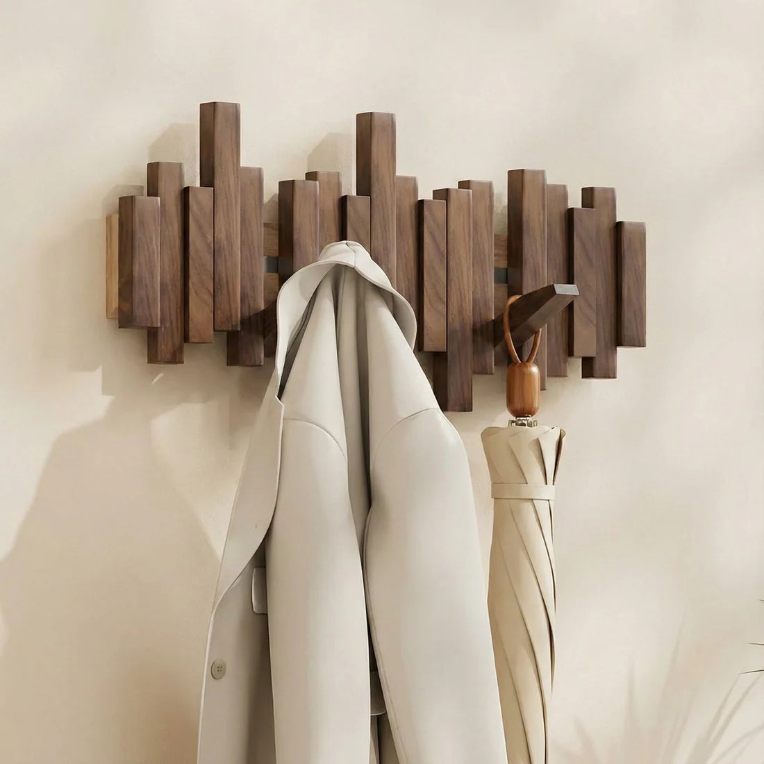 Wall Closet | Sleek Wall Hooks | Space-Saving Foldaway | HookHaven