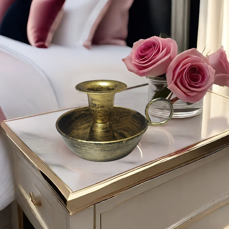 Timeless Nordic-Style Cast Iron Candle Stand