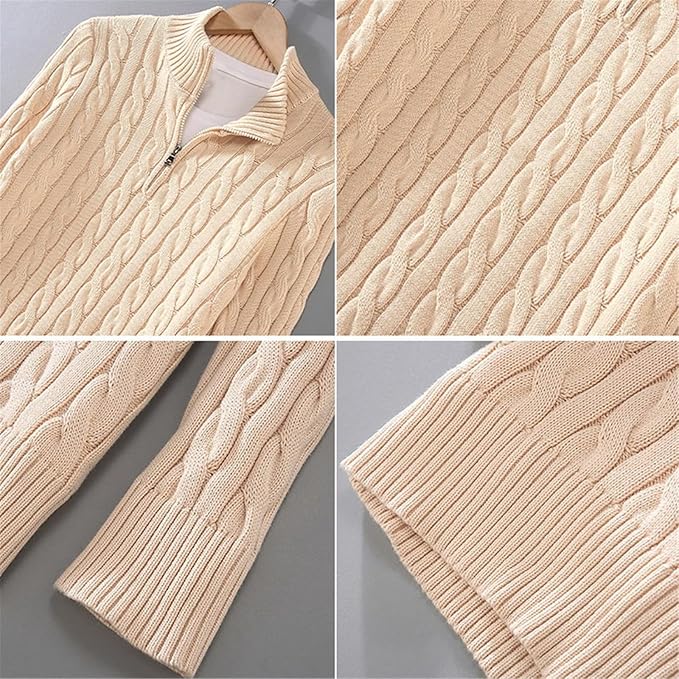 Pullover with Zipper Closure