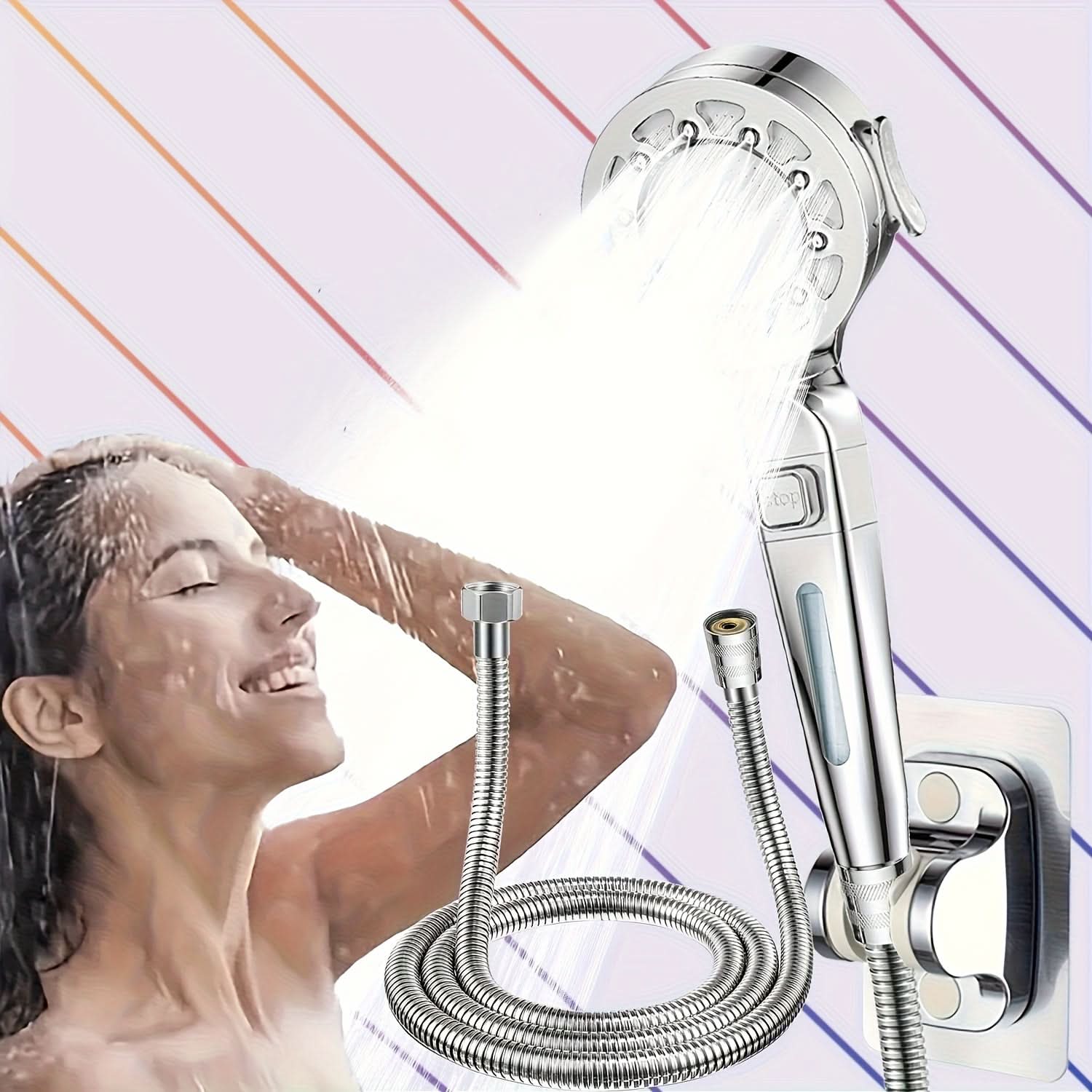 Swivel Control Rain Shower System with High Pressure