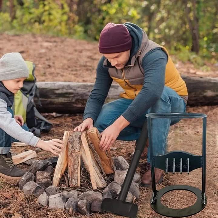 Compact and Safe Firewood Splitter for All Your Needs