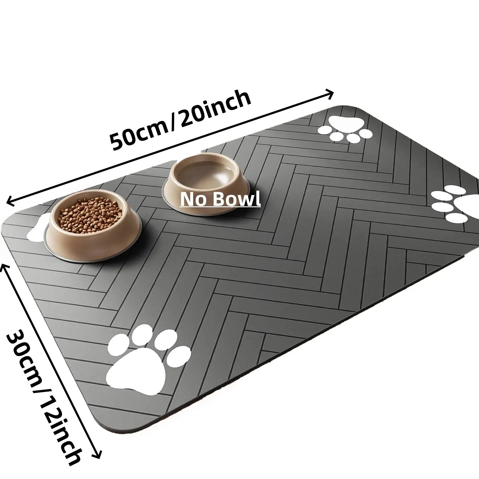 PetGuard Feeding Mat – Quick-Dry Spill-Proof Surface with Grip Base