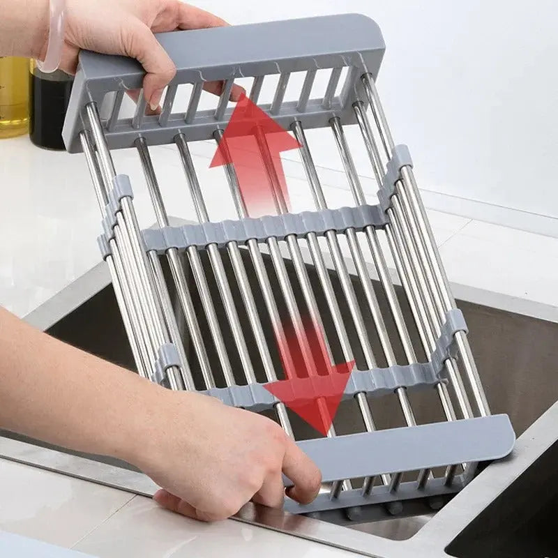 Extendable Stainless Steel Sink Drain Basket