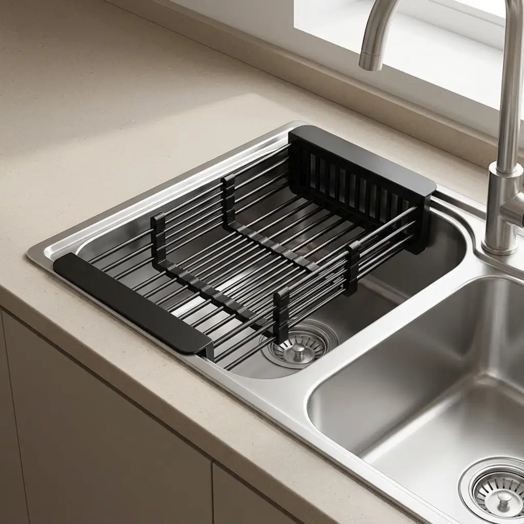 Extendable Stainless Steel Sink Drain Basket