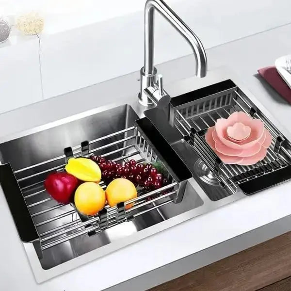 Extendable Stainless Steel Sink Drain Basket