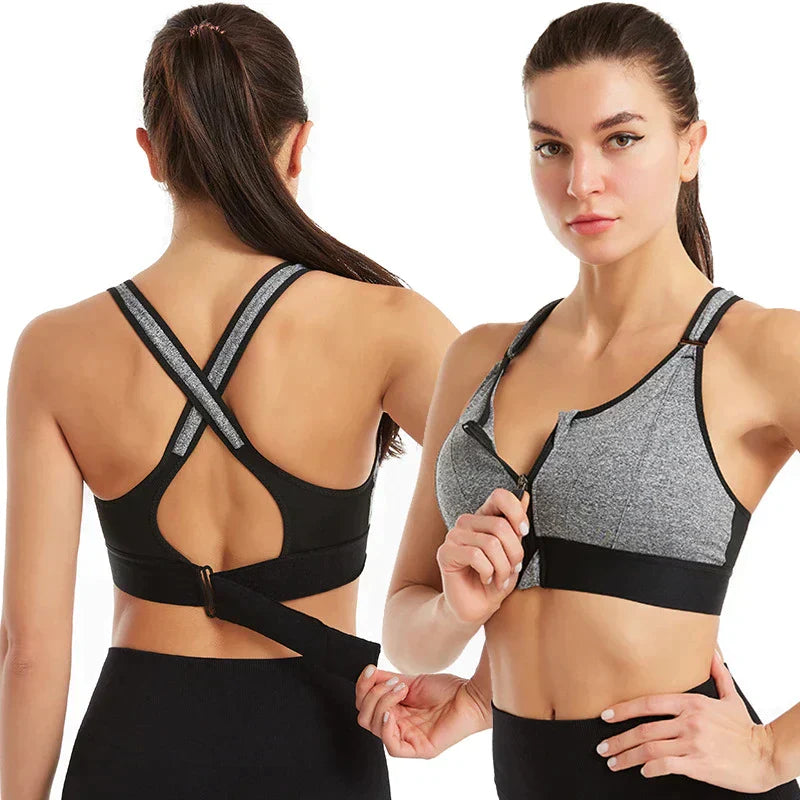 2-in-1 Support and Sports Bra for Active Use