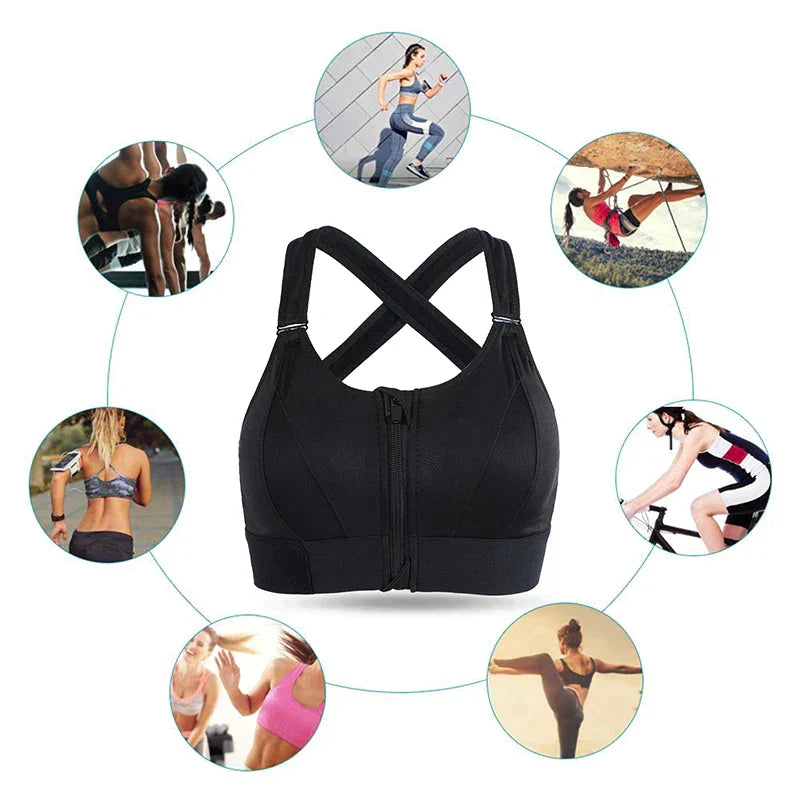 2-in-1 Support and Sports Bra for Active Use