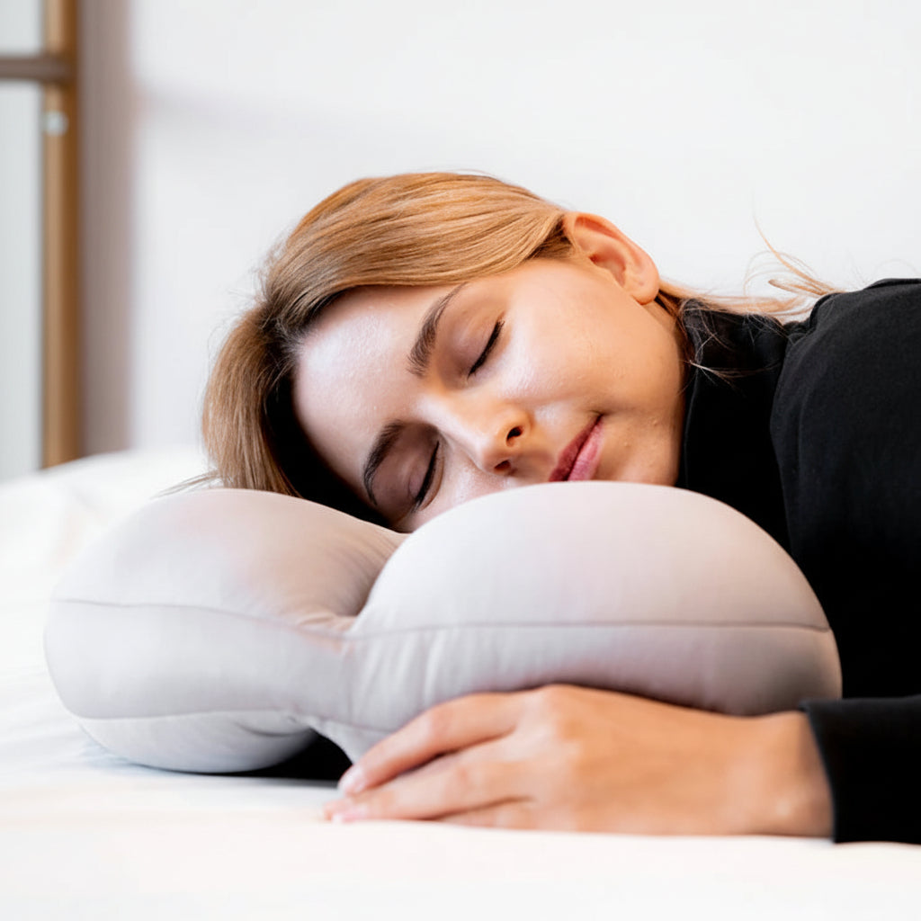CloudNest - Ergonomic Side Sleeper Pillow with Cooling Technology