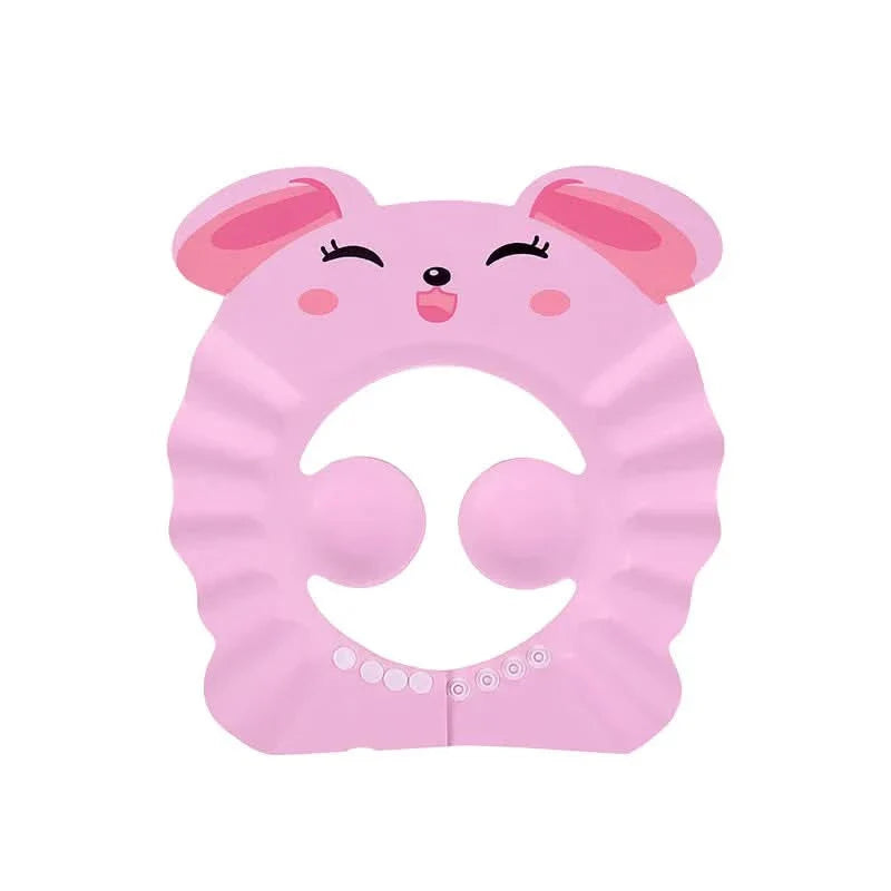 Adjustable Waterproof Baby Shower Cap for Tear-Free Hair Washing