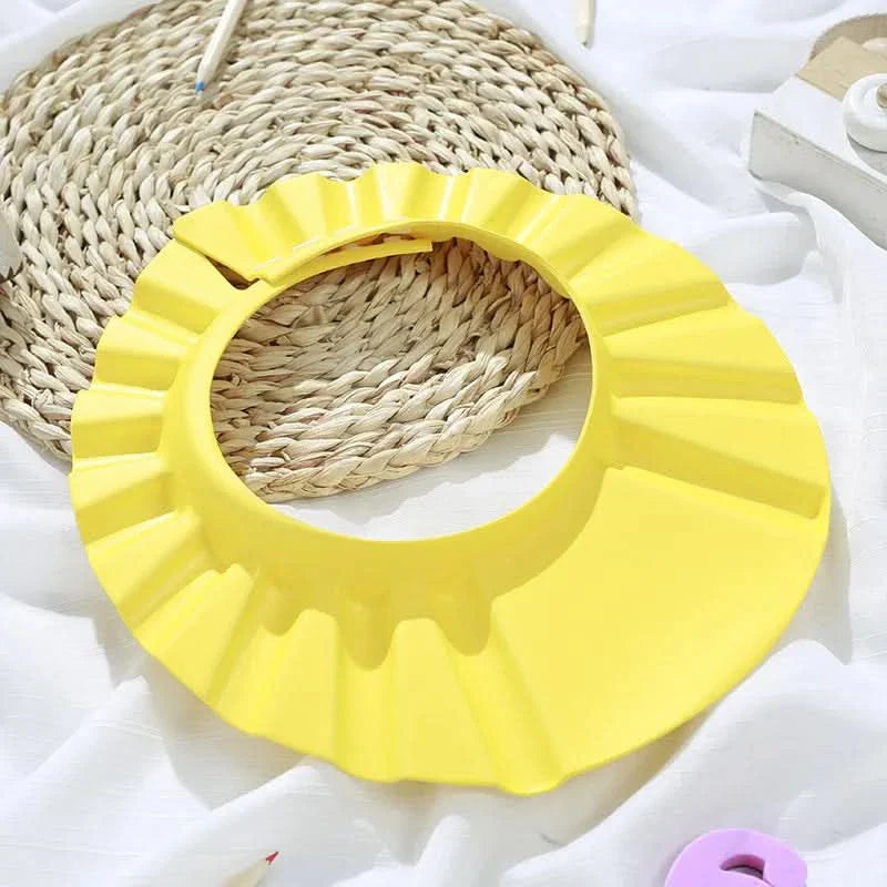 Adjustable Waterproof Baby Shower Cap for Tear-Free Hair Washing