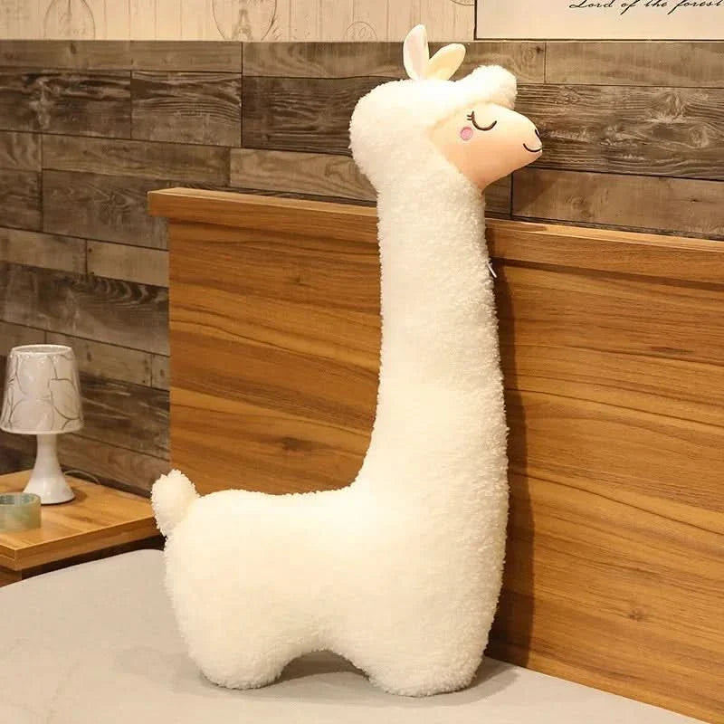 Soft Alpaca Plush Sleep Pillow Toy for Children's Comfort and Room Decor